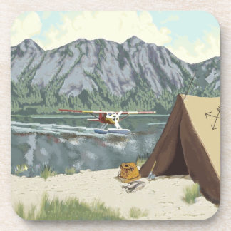 Posavasos Avión Y Viajes De Pesca De Alaska Bush