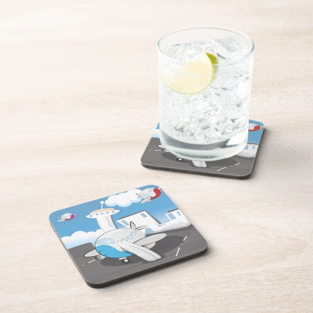 Posavasos Aviones de Juguete (Lado Derecho)