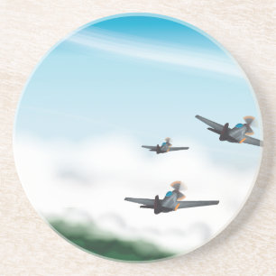 Posavasos Aviones de la Segunda Guerra Mundial