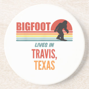 Posavasos Avistamiento de Bigfoot en Travis Texas