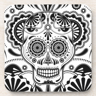Posavasos Azucare el arte "día del cráneo" de los prácticos