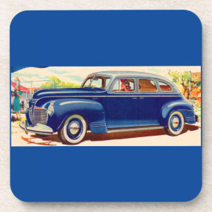 Posavasos azul 1941 Plymouth