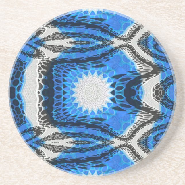 Posavasos Azul atómico (Frente)
