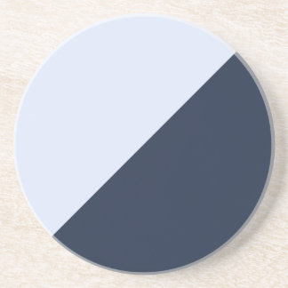 Posavasos Azul cielo claro contrastante y azul marino