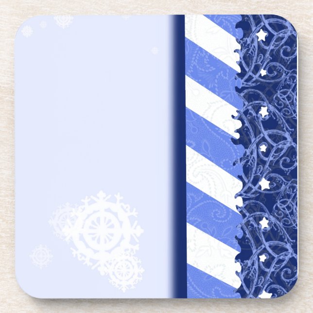 Posavasos Azul del invierno (Frente)