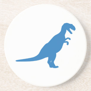 Posavasos Azul dinosaurio