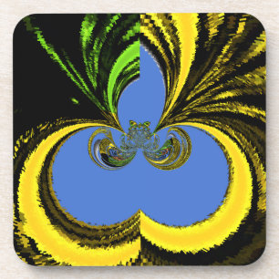 Posavasos Azul dorado