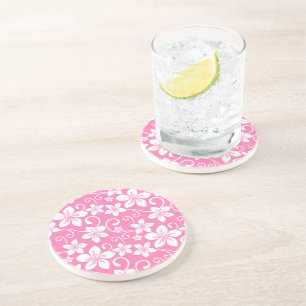 POSAVASOS AZUL HAWAII (ROSA)
