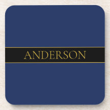 Azul Marino y Dorado Nombre Apellido o Empresa 