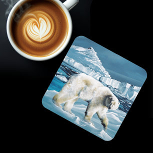 Posavasos Azul polar ártico