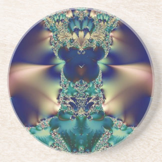 Posavasos Azul Regal y Oro