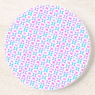 Posavasos Azul y rosa estampado