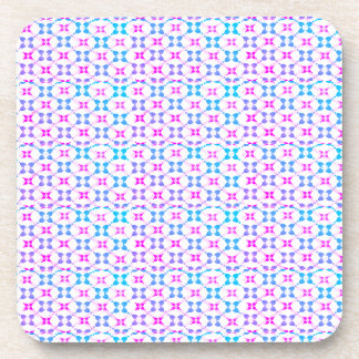 Posavasos Azul y rosa estampado