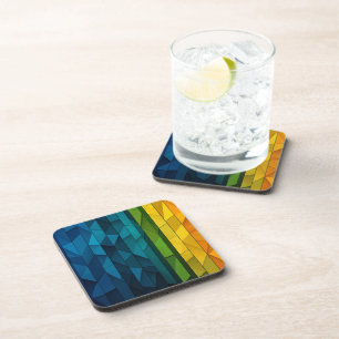 Posavasos Azul zafiro a cóctel verde limón