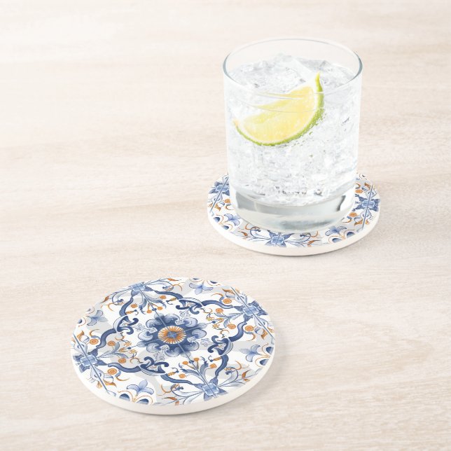 Posavasos Azulejos Tile Pattern Tile (Lado)