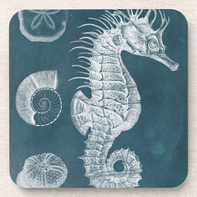 Posavasos Azure Seahorse Study I (Frente)