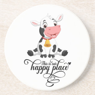 Posavasos Baby Cow Nuestro Lugar Feliz