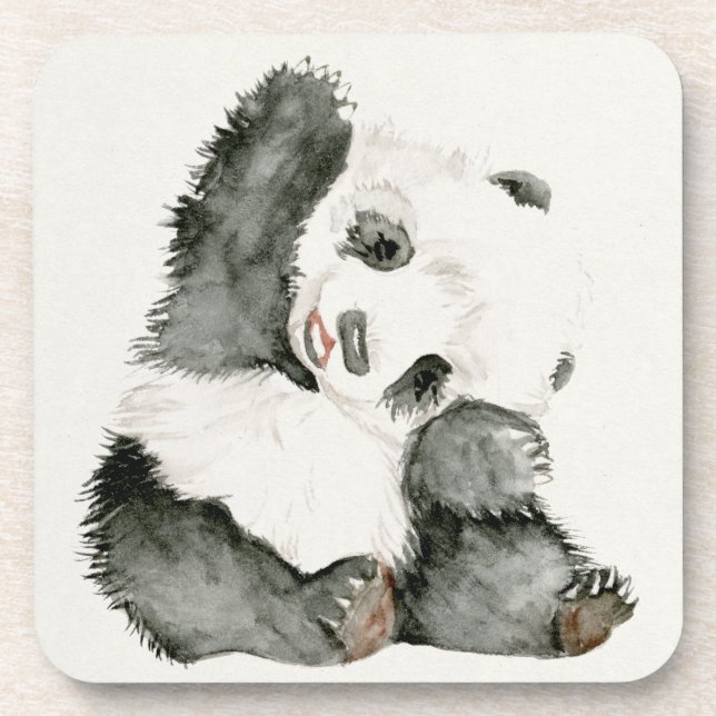 Posavasos Baby Panda | Cute y Furry (Frente)