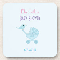 Baby Shower Baby and Mommy Bluebirds