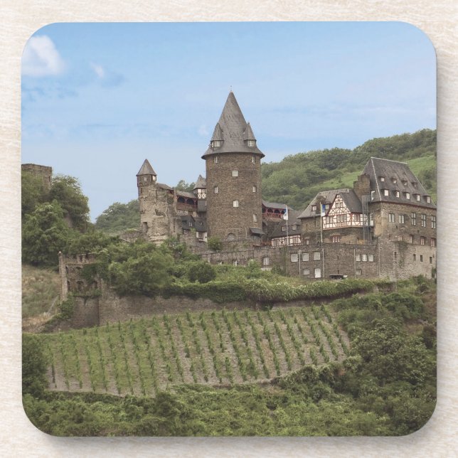 Posavasos Bacharach, Alemania, Stahleck Castle, Schloss (Frente)