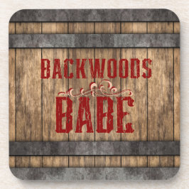 Posavasos Backwoods Babe Whiskey Keg