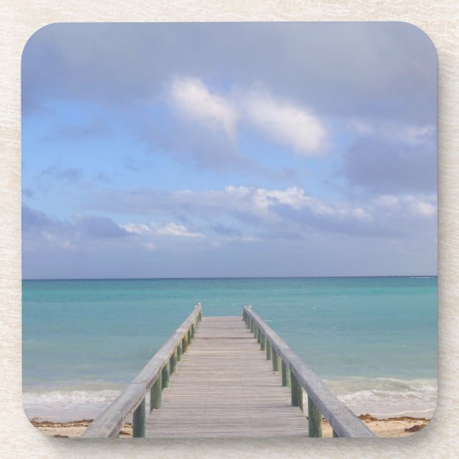 Posavasos BAHAMAS, Isla de Gran Bahama, Lado Este: (Frente)