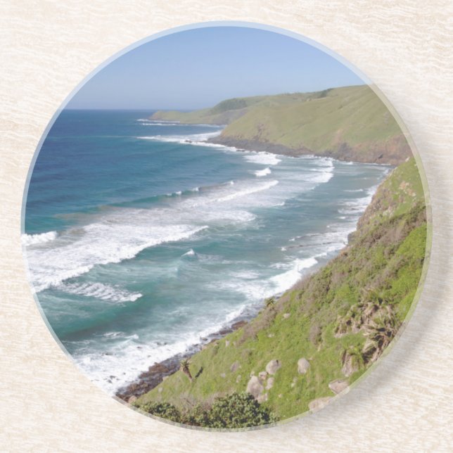 Posavasos Bahía de café de la costa (Frente)