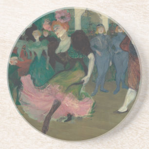 Posavasos Bailando con la pintura Bolero - Toulouse-Lautrec