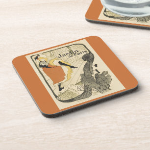 Posavasos Bailarina del Art Nouveau Jane Avril por Toulouse 