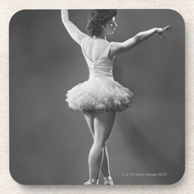 Posavasos Bailarina en tutú (Frente)