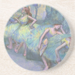 Posavasos Bailarinas de ballet en las alas por Edgar Degas