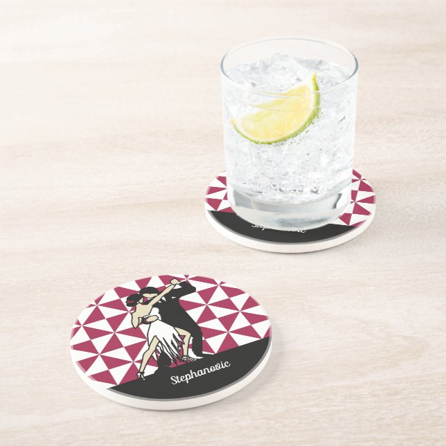 Posavasos Bailarinas de tango (Lado)