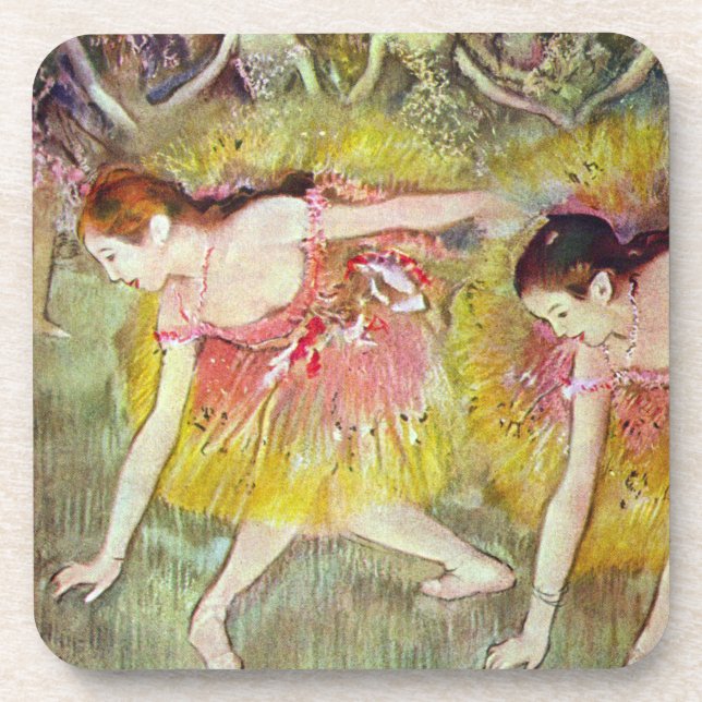 Posavasos Bailarinas dobladas por Edgar Degas, Ballet Art (Frente)