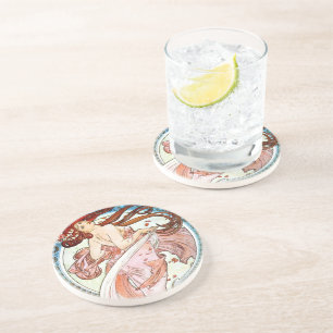 Posavasos Baile Alphonse Mucha
