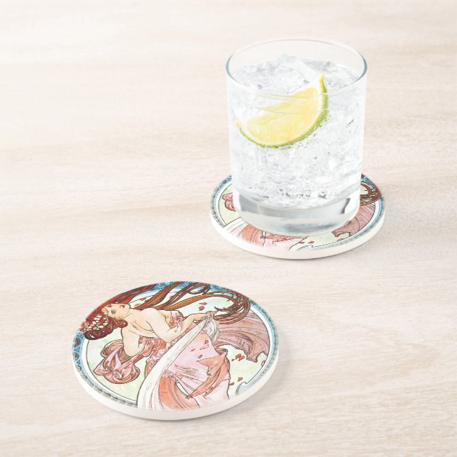 Posavasos Baile Alphonse Mucha (Lado)