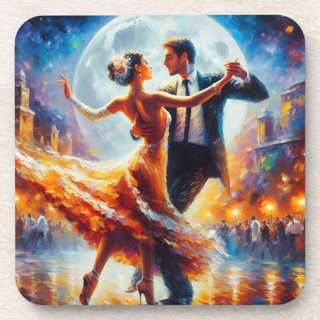 Posavasos Baile de baile de baile de baile de baile de canto (Frente)
