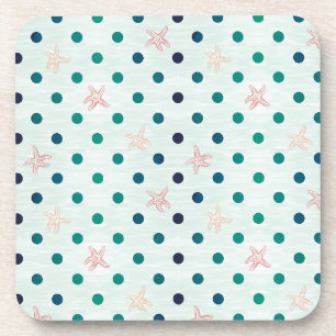 Posavasos Baile de Estrellas de Mar con Puntos
