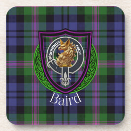Posavasos Baird Scottish Clan Tartan & Crest