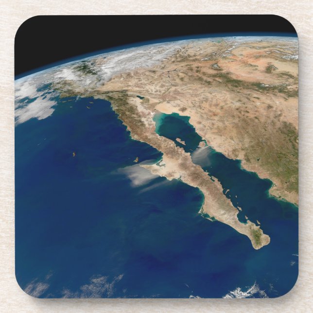 Posavasos Baja California Y La Costa Del Pacífico De México. (Frente)