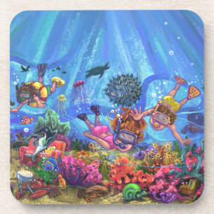 Posavasos Bajo el mar