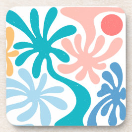 Posavasos Bajo la temática del verano de Palms