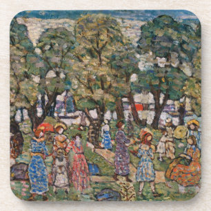 Posavasos Bajo los árboles de Maurice Prendergast, Arte fino