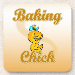 Posavasos Baking Chick