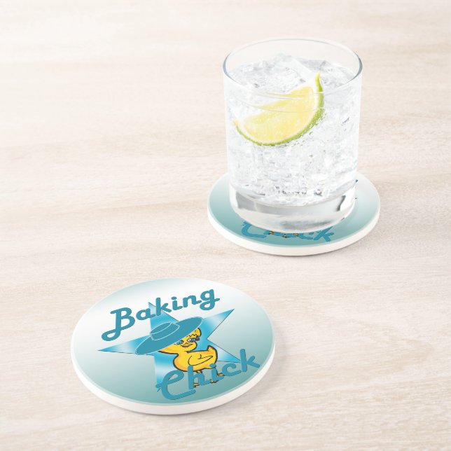 Posavasos Baking Chick #7 (Lado)