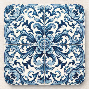 Posavasos Baldosa azul portuguesa