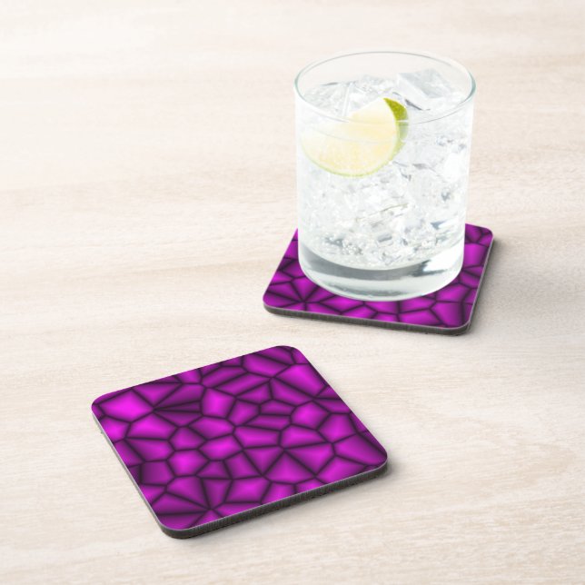 Posavasos Baldosa Violeta (Lado Derecho)