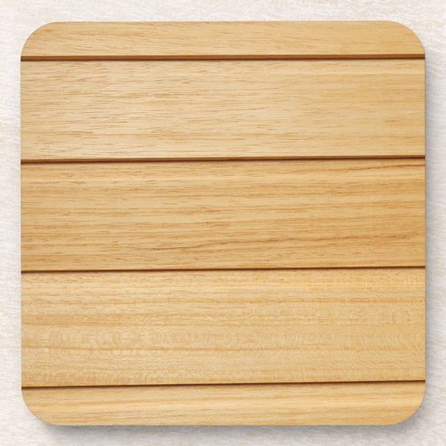 Posavasos Baldosas de Madera Revestimiento Duro de Plástico (Frente)