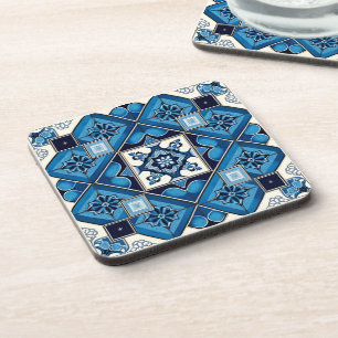 Posavasos Baldosas mediterráneas, portuguesas, azulejo, mall