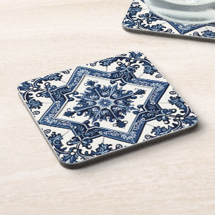 Posavasos Baldosas mediterráneas, portuguesas, azulejo, mall