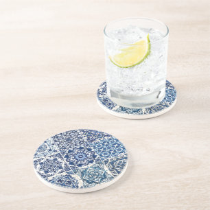 Posavasos Baldosas mediterráneas, portuguesas, azulejo, mall